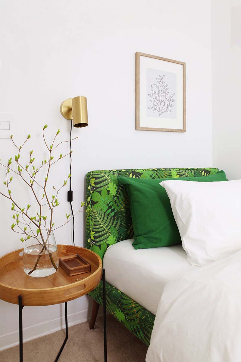 Green guest room make over 11 DIYs 2b